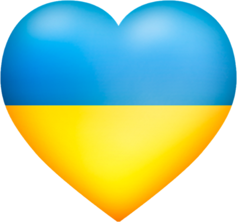 serce flaga ukrainy